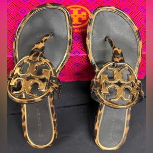 Tory Burch Barbados Leopard Sandals
